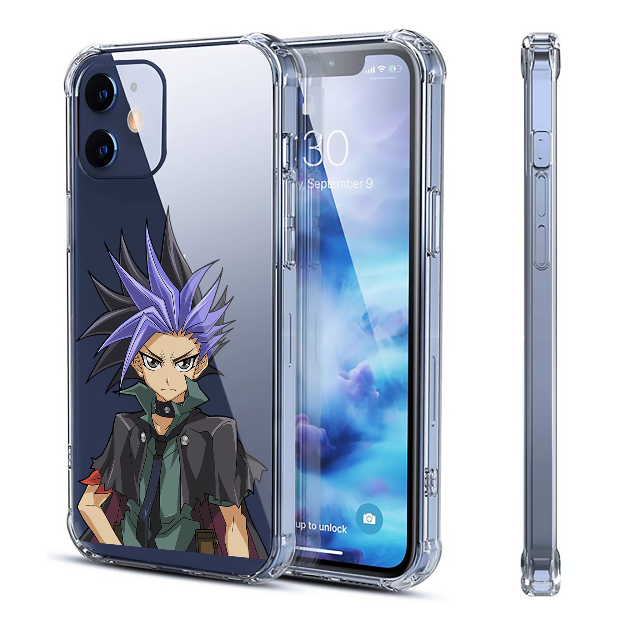 （画像用） 遊☆戯☆王 Yu-Gi-Oh! 【iPhone 12シリーズ対応】透明スマホケース（クリアソフトケース）